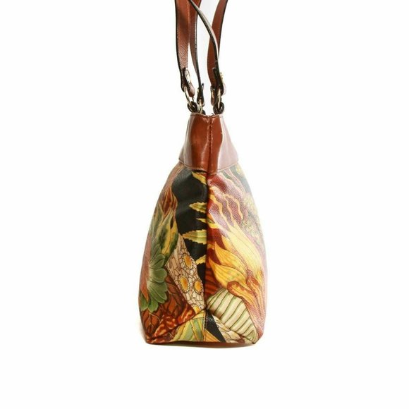 Salvatore Ferragamo Botanical pattern shoulder bag - Picture 6 of 12